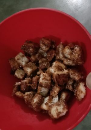ক্যারামেল ব্রেড পপকর্ন (caramel bread popcorn recipe in Bengali) রেসিপির প্রধান ছবি