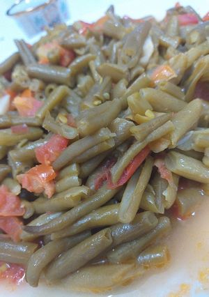 صورة لوصفة فاصوليا بزيت 😋😍