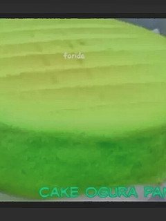 Foto resep Cake Ogura Pandan