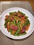 String Beans with Chinese Sausage