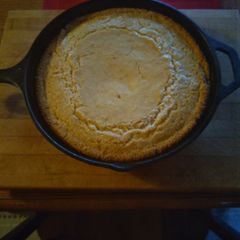 A picture of Black Iron Skillet Cornbread.