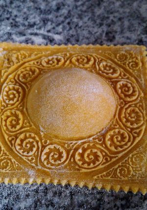 Una foto de Raviolon de diseño