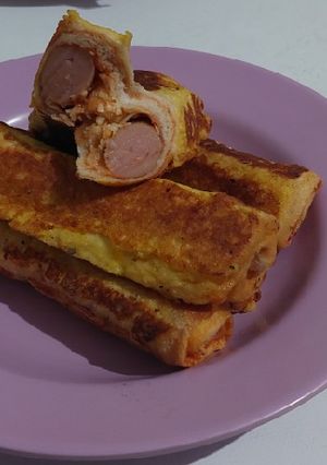 Foto resep Sosis Gulung Roti Tawar