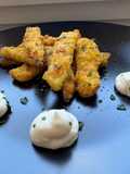 Straccetti di pollo aromatizzati,al forno