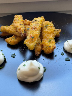 Foto di Straccetti di pollo aromatizzati,al forno