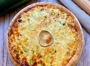 Foto principal de Quiche de calabacín y queso de cabra en Airfryer