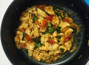 Foto resep Ayam basil tomat