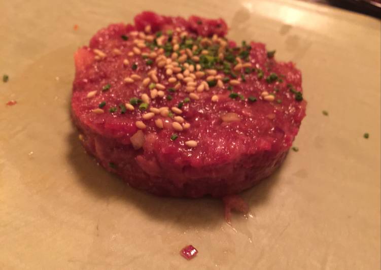 Tartar de ternera wagyu