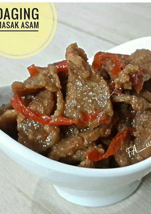 Foto resep Daging masak asam