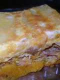Moldeado de bacalao papa y zapallo