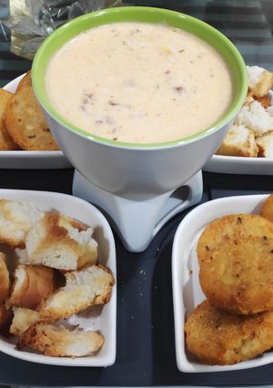 A picture of Cheese fondue.