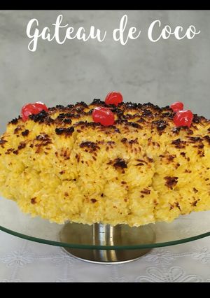 Una foto de Gateau de coco