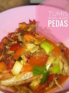 Foto resep Tumis ikan asin pedas
