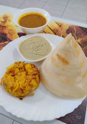A picture of Masala dosa.