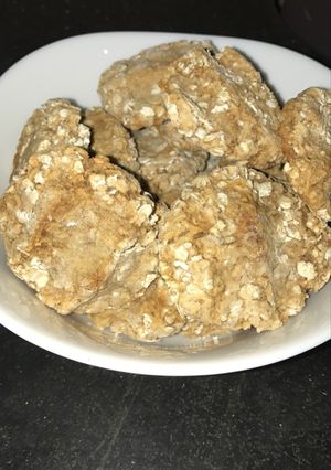Una foto de Galletas de manzana y avena