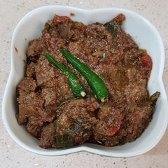 Mutton liver fry A picture of Mutton liver fry.