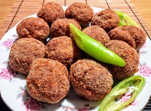 Fasírt golyók muffin sütőben sütve recept fotója