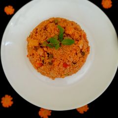 A picture of Broken wheat veg biryani.
