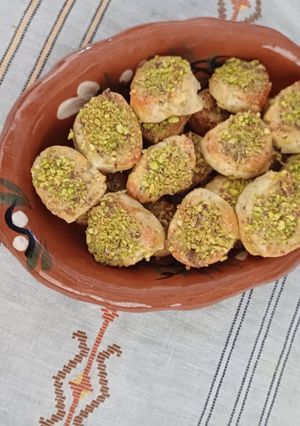 Φωτογραφία της συνταγής Παξιμαδάκια με φυστίκι Αιγίνης