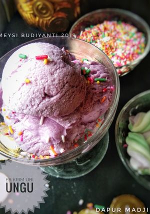Foto resep Es Krim Ubi Ungu