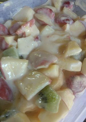 Foto resep Resep Salad Buah Enak tanpa Ribet