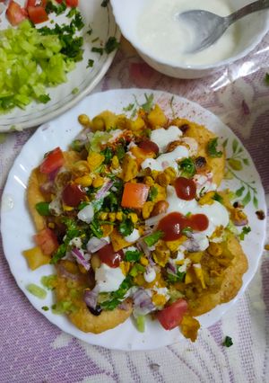 "পাপড়ি চাট"(Papri chaat recipe in Bengali) রেসিপির প্রধান ছবি