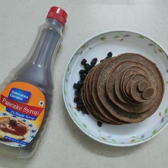 Chocolate pancake A picture of Chocolate pancake.