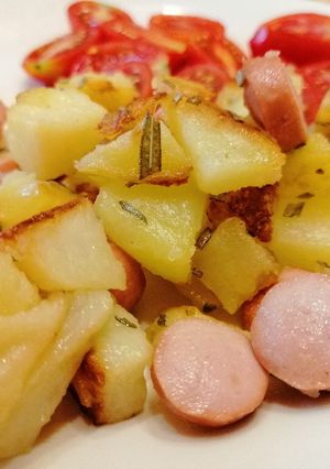 Foto di Patate con Wurstel