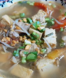 canh chua bắp chuối