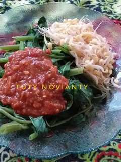 Foto resep Rukung(Rujak Kangkung)