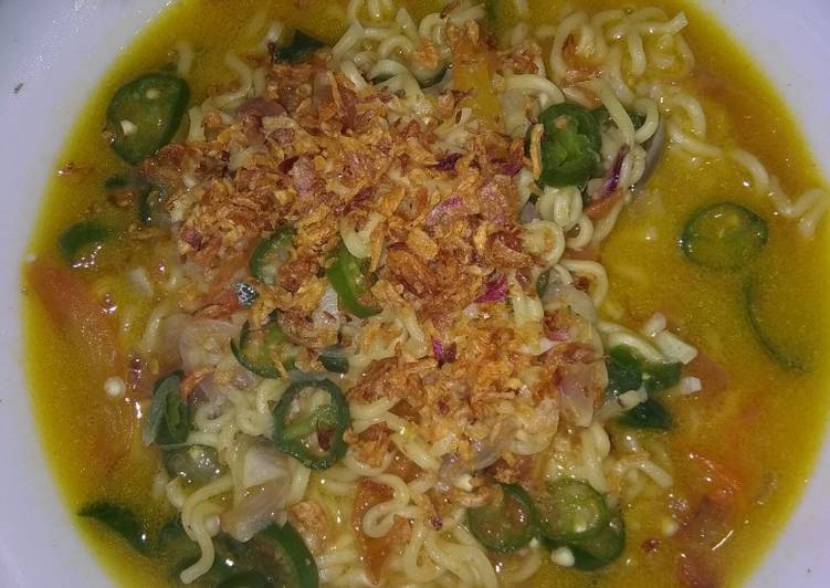 Indomie kari cabe ijo