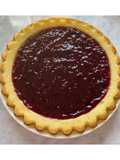 Crostata morbida con crema di nocciola bianca e marmellata di frutti rossi #senzaglutine 🫐
