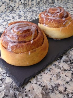 Una foto de Rollos de canela o cinnamon rolls