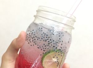 Foto resep Raspberry Lime Squash