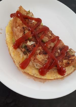 Zdjęcie przepisu A'la omlet na słono.
