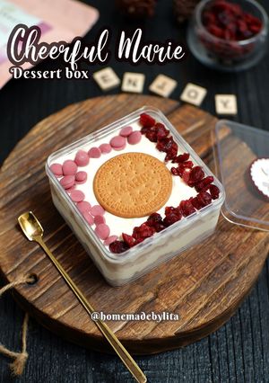 Foto resep Cheerful Marie Dessert Box #homemadebylita