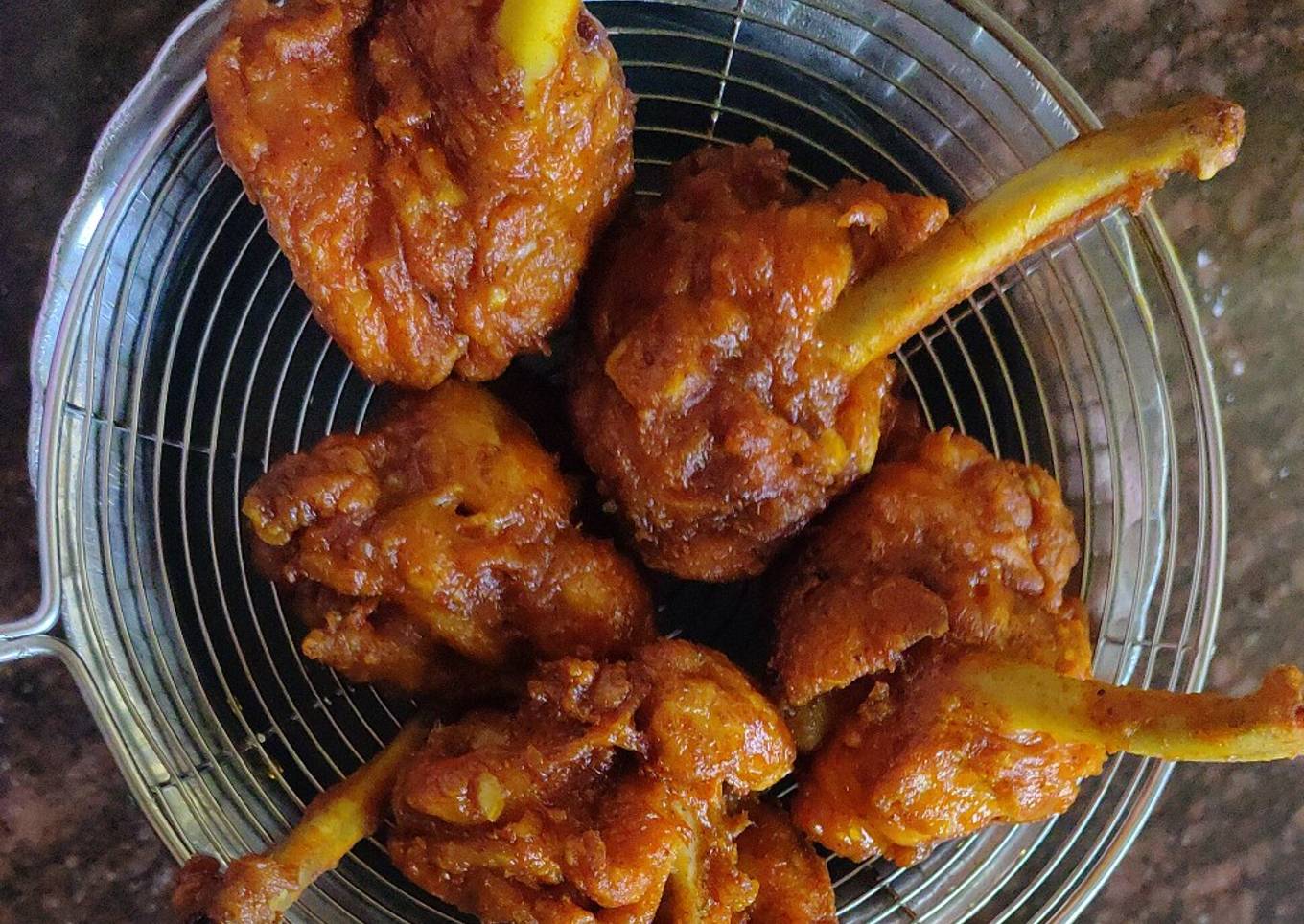 Schezwan lolipop chicken