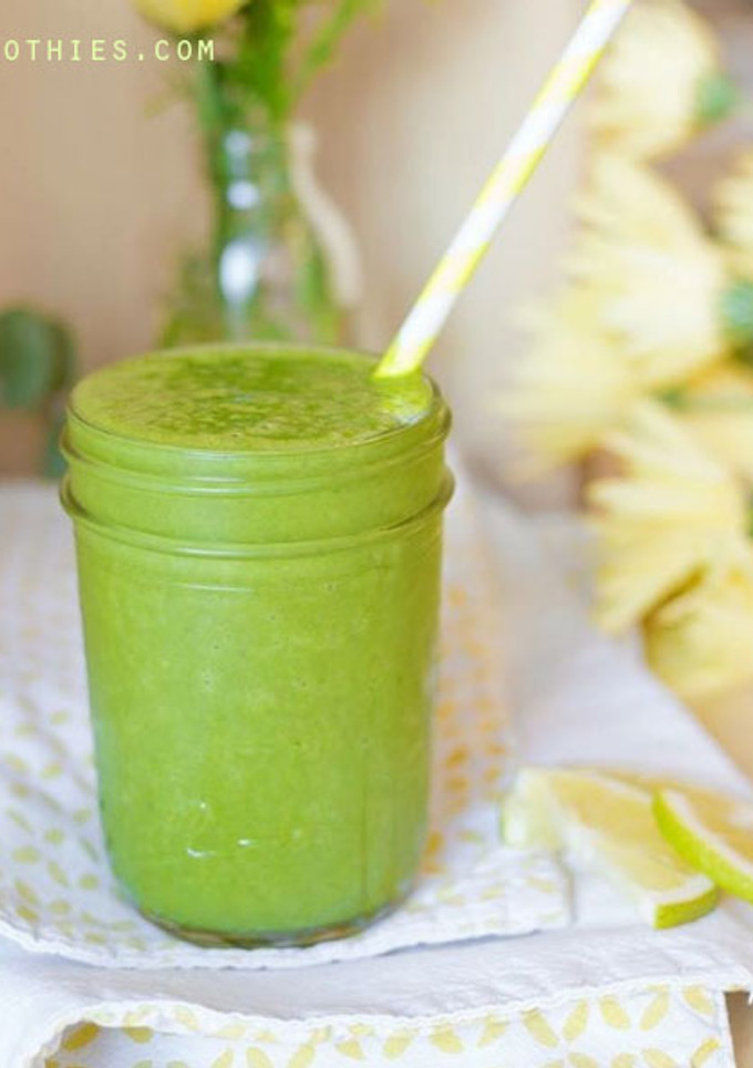 Una foto de Batido Verde para el estreñimiento