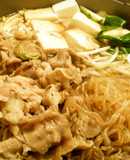 Pork Belly Sukiyaki Hot Pot