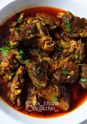 A picture of Mutton korma.