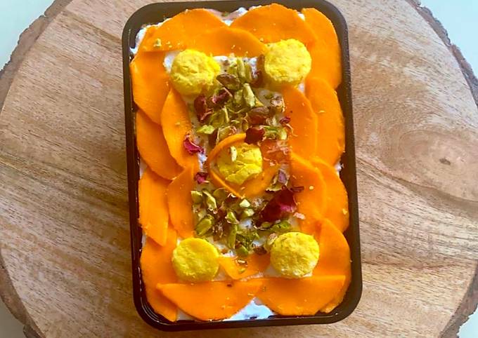 Mango Rasmalai Trifle