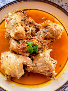 A picture of Chicken pepper soup.