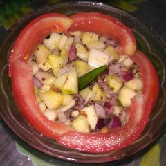 A picture of Raw mango chaat.