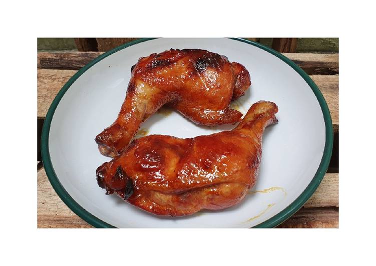 Langkah Mudah untuk Menyiapkan Ayam Bakar Madu #Oven Anti Gagal