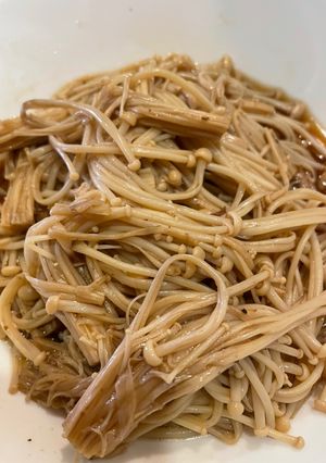 醬油炒金針菇 的食譜成品照片
