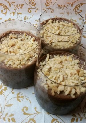 Una foto de Mousse de chocolate vegetariano