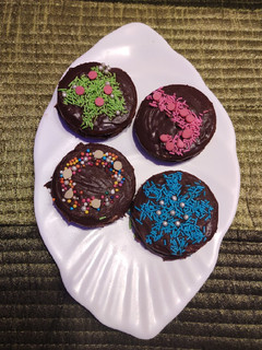 A picture of Marie Biscuit Choco pies.