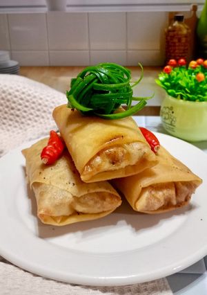 Foto resep Spring Roll Ayam Keju