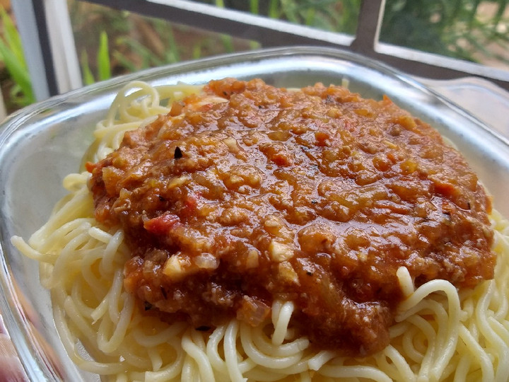 Ini dia! Bagaimana cara membuat Spaghetti bolognese (home made sauce) yang nikmat