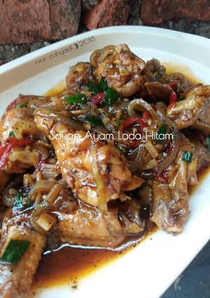 Foto resep Sayap Ayam Lada Hitam